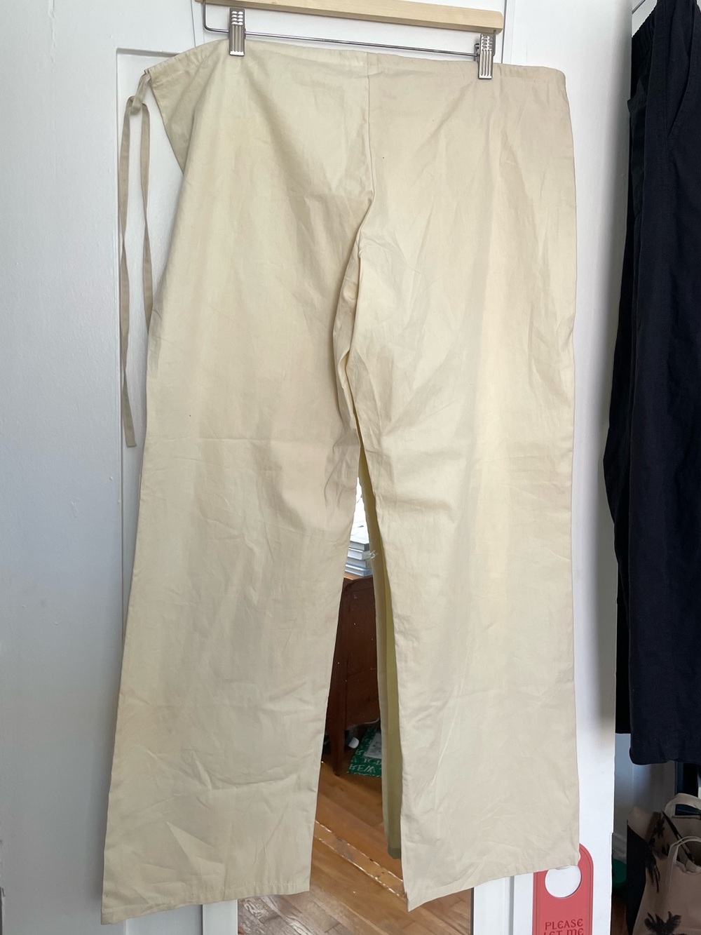 Brooke Callahan tie pants in rice - Picture 2 of 5